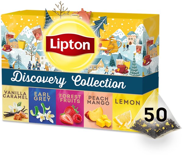 Πακέτο ποικιλίας LIPTON, σετ, 5x10 πυραμίδες