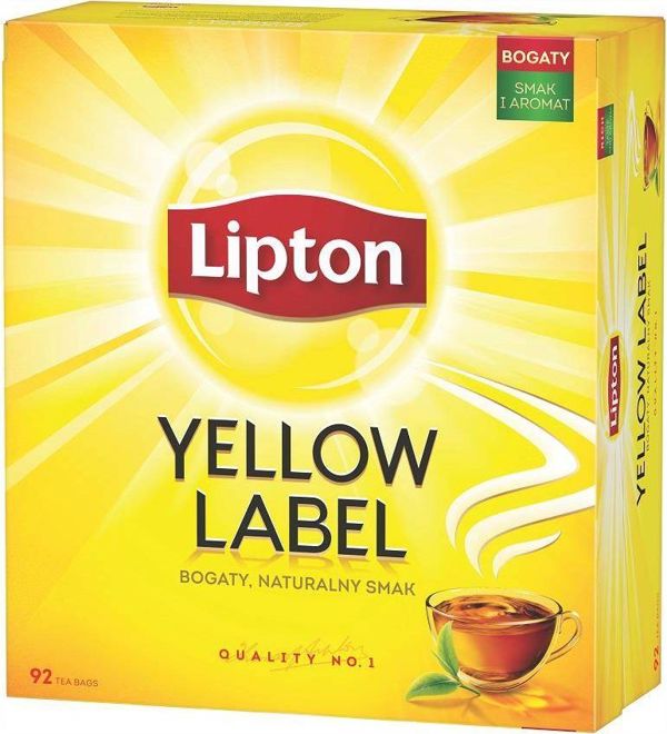 Lipton Yellow Label Μαύρο Τσάι σε φακελάκια 92 τεμ.