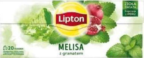 Lipton Τσάι Μελισσόχορτο με Ρόδι, Βότανο σε Φακελάκια, 20τμχ (24g)