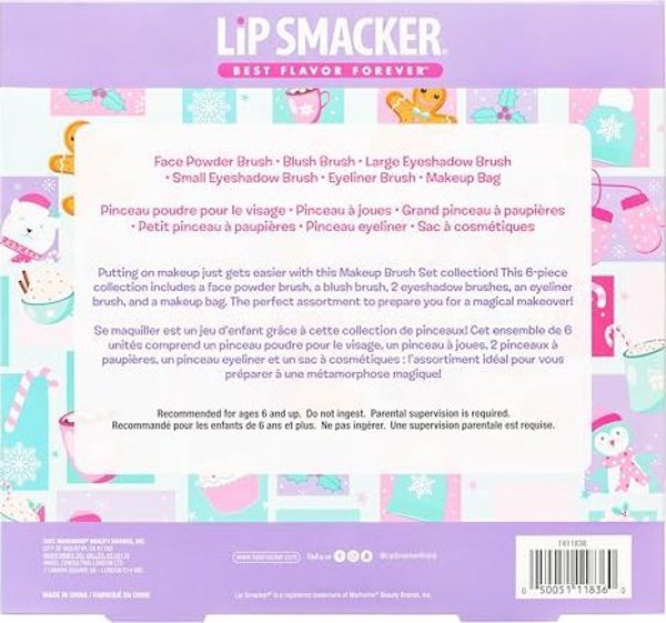 Lip Smacker LIPSMACKER kids makeup brushes set, 1411836E