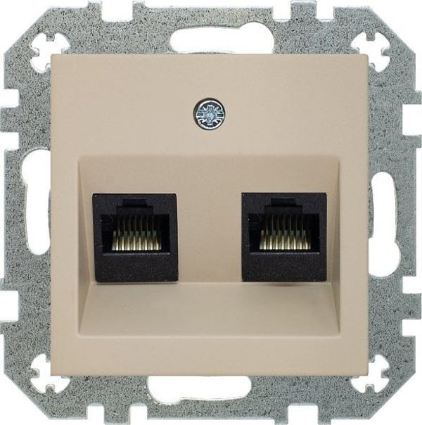 Πρίζα Υπολογιστή Liregus IKL-002-01.R/ONC 2XRJ45