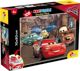 Lisciani Παζλ Supermaxi 108 Κομμάτια Cars 3 Double Face, Διπλής Όψης για Συναρμολόγηση και Χρωματισμό, 6+ Ετών