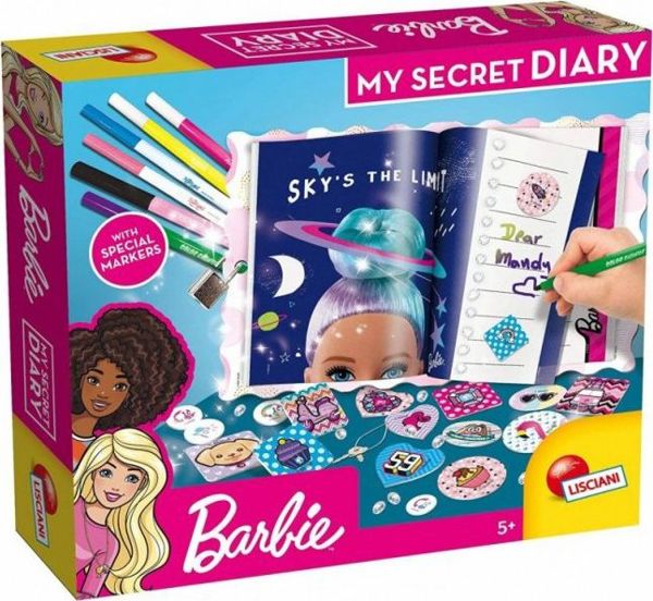 Lisciani Barbie Το Μυστικό Μου Ημερολόγιο με Στυλό και Κλειδαριά Ασφαλείας