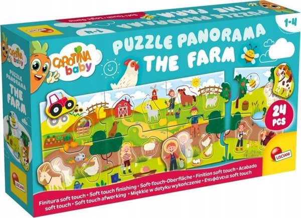 Lisciani Παζλ Carotina Baby Puzzle πανοραμική - Φάρμα