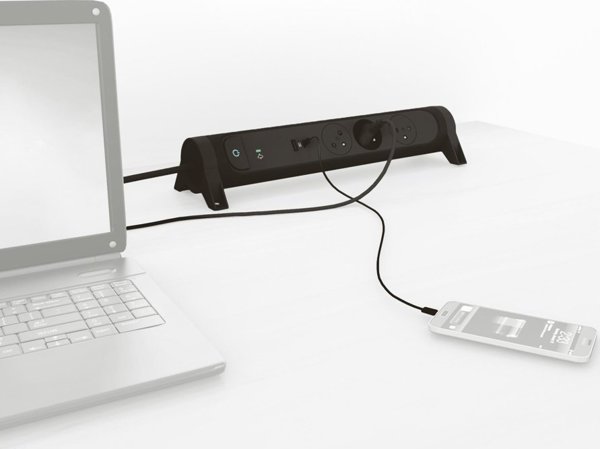 Πολύπριζο Legrand Καλώδιο επέκτασης με USB 3X2P+Z 1.5M-C/G Legrand 049425 hip 11636260 3414971942721