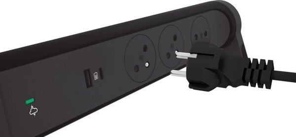 Πολύπριζο Legrand Καλώδιο επέκτασης με USB 3X2P+Z 1.5M-C/G Legrand 049425 hip 11636260 3414971942721