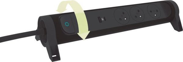 Πολύπριζο Legrand Καλώδιο επέκτασης με USB 3X2P+Z 1.5M-C/G Legrand 049425 hip 11636260 3414971942721