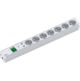 Listwa 19-gniazdowa BACHMANN 1U 7xUTE 1xswitch 1xSPD, 2 m