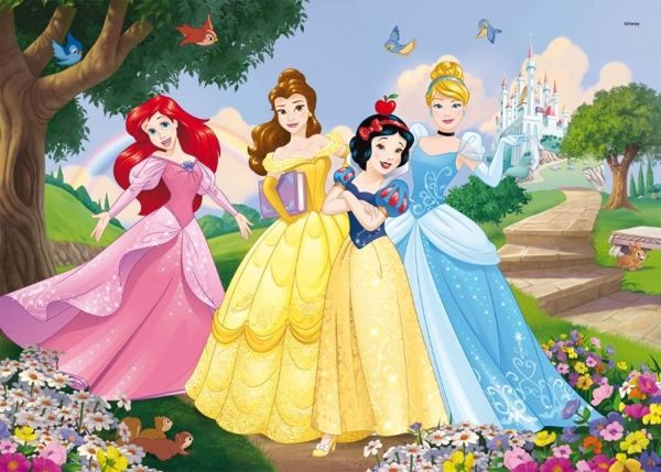 Lisciani Παζλ διπλής όψης maxi 35 Πριγκίπισσες της Disney