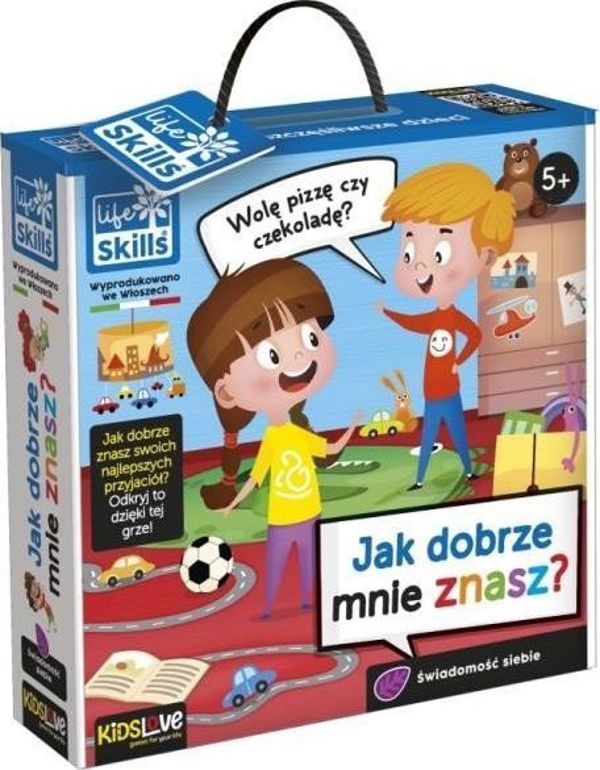 Lisciani Life Skills Πόσο Καλά Με Ξέρεις; - Επιτραπέζιο Παιχνίδι για Παιδιά από 5 Ετών