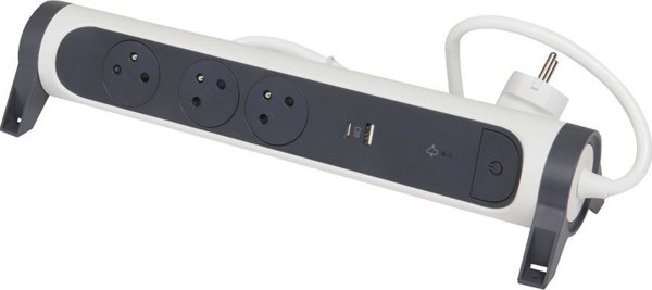 Πολύπριζο Legrand EXTENSION CABLE 3X2P+Z+USB AC 1.5M-B/G Legrand 049417 hip