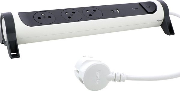 Πολύπριζο Legrand EXTENSION CABLE 3X2P+Z+USB AC 1.5M-B/G Legrand 049417 hip