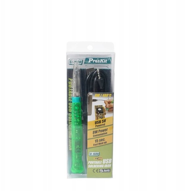 Κολλητήρι 8W, 5V, με σύνδεση USB, Pro'sKit