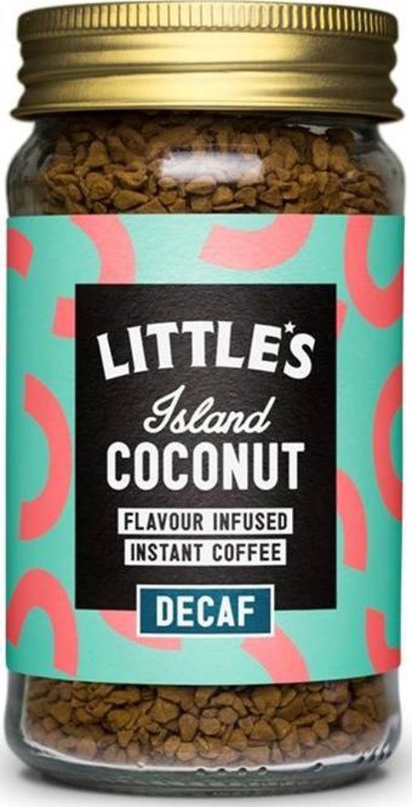 Καφές Littles Coffee στιγμιαίος λυοφιλοποιημένος χωρίς καφεΐνη με γεύση καρύδας 50g - Little's