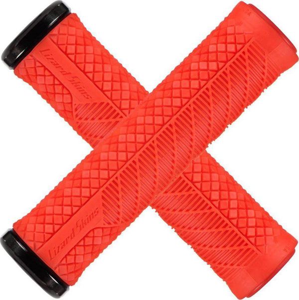 Λαβές τιμονιού Lizard Skins LIZARDSKINS CHARGER EVO LOCK-ON κλειδαριές fire red (NEW)