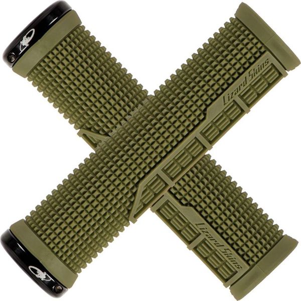 Λαβές τιμονιού Lizard Skins LIZARDSKINS MACHINE LOCK-ON κλιπς olive green (NEW)