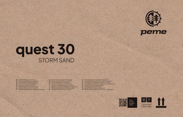 Φορητό ψυγείο Peme Quest 30 Storm Sand
