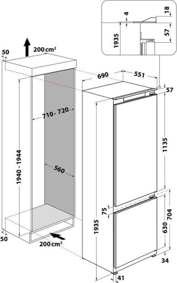 Ψυγείο whirlpool corporation Ψυγείο Whirlpool Corporation WHSP70T121 193