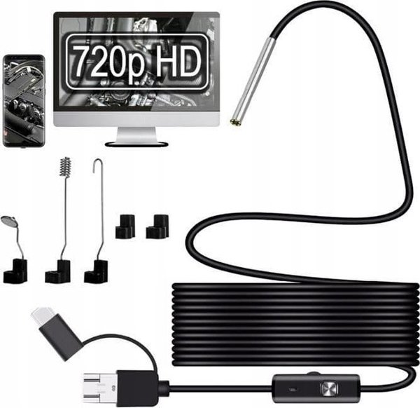 Logit Κάμερα ΕΠΙΘΕΩΡΗΣΗΣ ΕΝΔΟΣΚΟΠΙΟ 3.9mm HD ANDROID USB-C