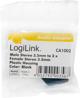 LogiLink Jack 3,5mm - 2x Jack 3,5mm Μαύρο (CA1002) 1003738 4052792003567