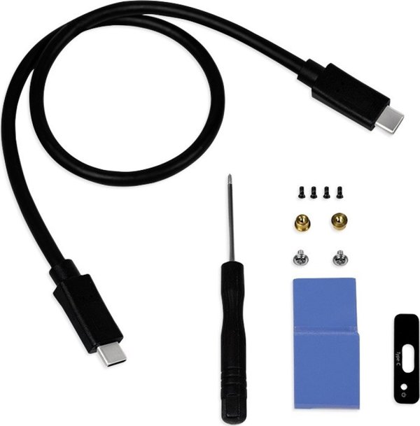 LogiLink LogiLink Θήκη (M.2 PCIe NVMe) USB 3.2 Μαύρο ALU