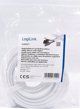 LogiLink LogiLink καλωδιοθήκη 0,5 mm με φερμουάρ 5 m λευκό