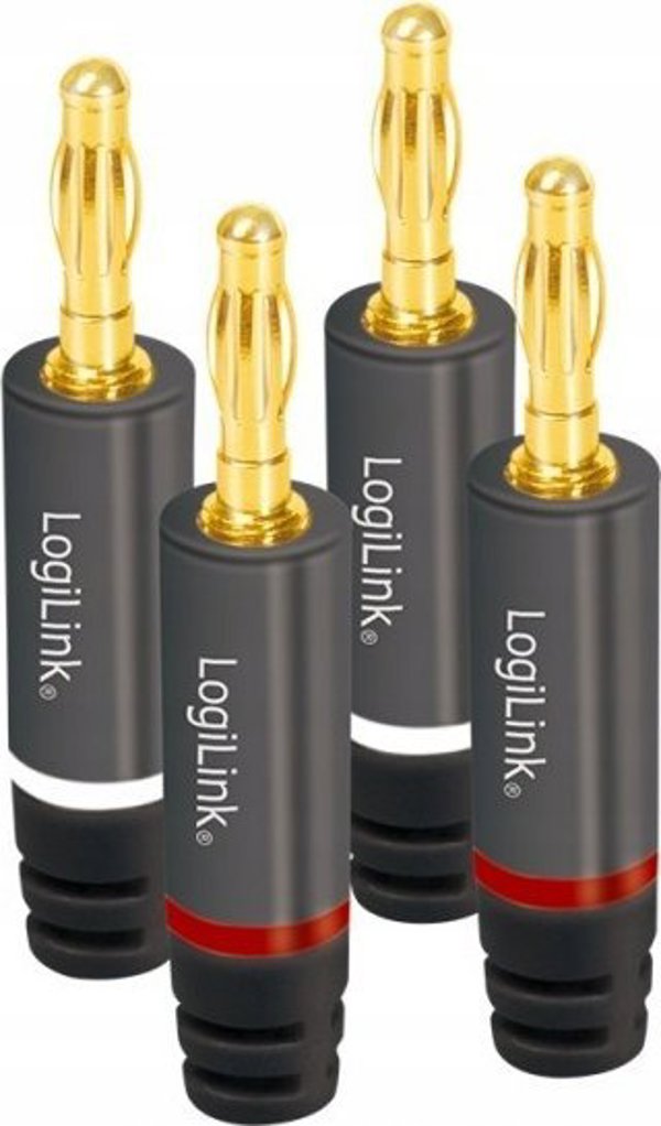 LogiLink LogiLink audio, wtyk bananowy zestaw