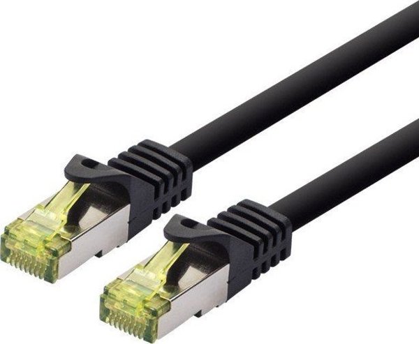 LOGON Καλώδιο Δικτύου Cat6a S/FTP Professional RJ-45, 15m, Μαύρο