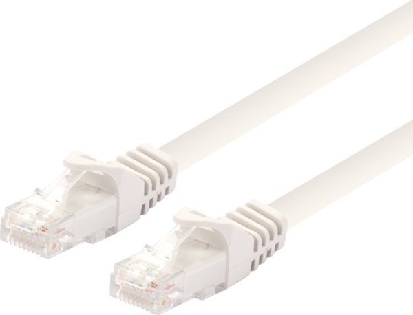 Καλώδιο Δικτύου LOGON TCU66A010I Cat6a U/UTP RJ-45, 1m, LSZH, Ελεφαντόδοντο