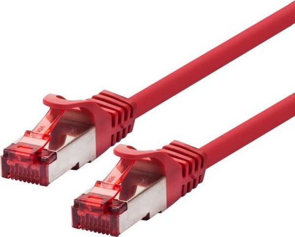 LOGON Καλώδιο Δικτύου Cat6a S/FTP Professional, RJ-45, 15m, Κόκκινο