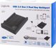 LogiLink USB 3.2 Gen 2 Quickport, 2-Bay, for 2,5/3,5 SATA HDD/SSD & M.2 NVMe