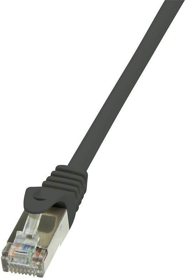 LogiLink Καλώδιο Patch CAT 6 F/UTP EconLine 5m, Μαύρο (CP2073S)