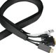 Καλωδιοθήκη LogiLink LogiLink 0,3 mm με φερμουάρ 5 μ μαύρο