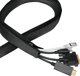 Καλωδιοθήκη LogiLink LogiLink 0,3 mm με φερμουάρ 5 μ μαύρο