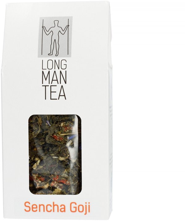 Long Man Tea Τσάι Sencha Goji Χύμα 80g