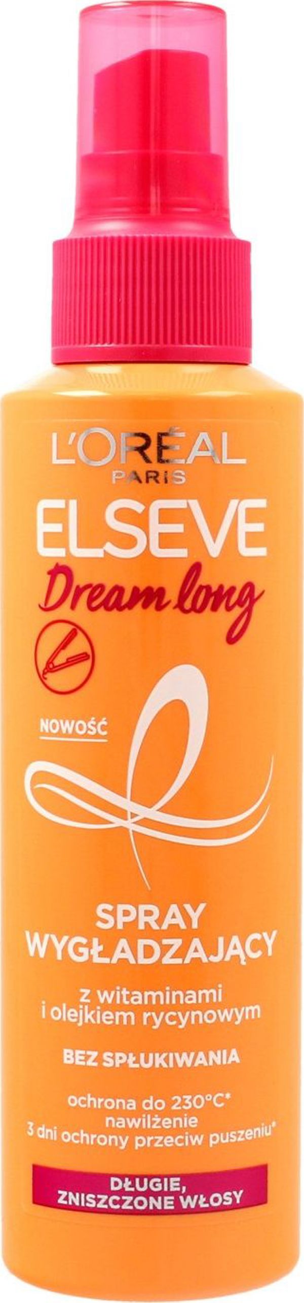 L’Oreal Paris Elseve Dream Long Σπρέι Λείανσης Μαλλιών, Προστασία από Φριζάρισμα & Υγρασία, 150ml
