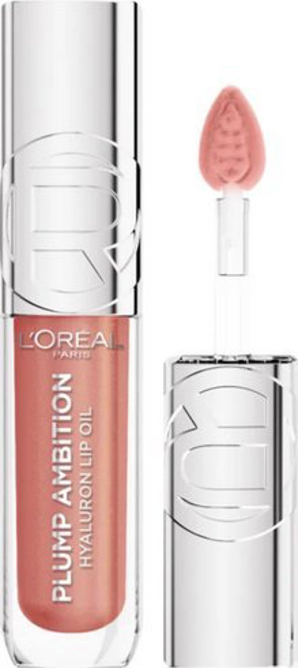 L'OREAL_Plump Ambition Hyaluron Lip Oil έλαιο χειλιών με υαλουρονικό οξύ 650 Nude Macaron 5ml