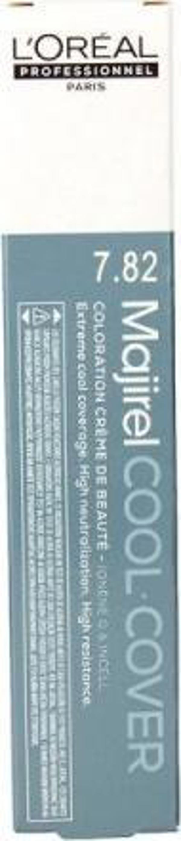 Μόνιμη βαφή L’Oreal Paris L'Oreal Professionnel Paris Majirel Cool Cover #7.82 Ξανθό (50 ml)