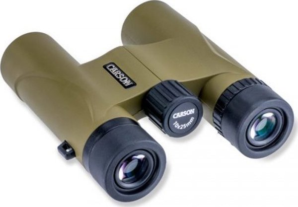 Κιάλια Carson Stinger 10x25, Μεγέθυνση 10x, Πρίσματα BK-7, Συμπαγή Κιάλια για Ταξίδια και Παρατήρηση