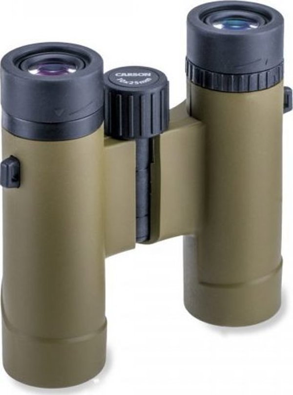 Κιάλια Carson Stinger 10x25, Μεγέθυνση 10x, Πρίσματα BK-7, Συμπαγή Κιάλια για Ταξίδια και Παρατήρηση