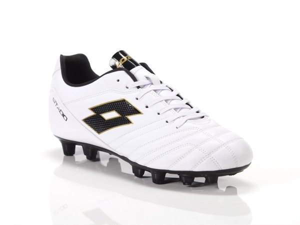 LOTTO BUTY Stadio 705 FG Unisex All White/All Black/Light Platino 7.5 41.0