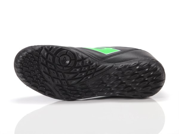 LOTTO BUTY Stadio 705 TF Junior All Black/Spring Green 34.0