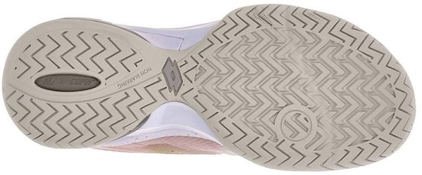 LOTTO BUTY Mirage 300 III SPD W All White/Light Platino/Peach Whip 8.0 39.0