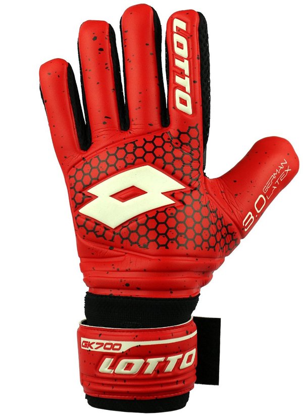 Γάντια LOTTO GLOVE GK 700 II Junior Cliff Red/All White 9.0