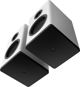 Loudspeaker 2-Way White Wired