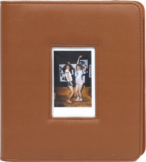 LoveInstant Άλμπουμ για Φωτογραφίες 288τμχ για Fuji Instax Canon Xiaomi Polaroid Hp Kodak Zink / Παράθυρο στο Εξώφυλλο / Καφέ