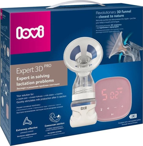 Lovi LOVI dviejų stagesų elektrinis pientraukis expert 3D Pro, 50/070exp
