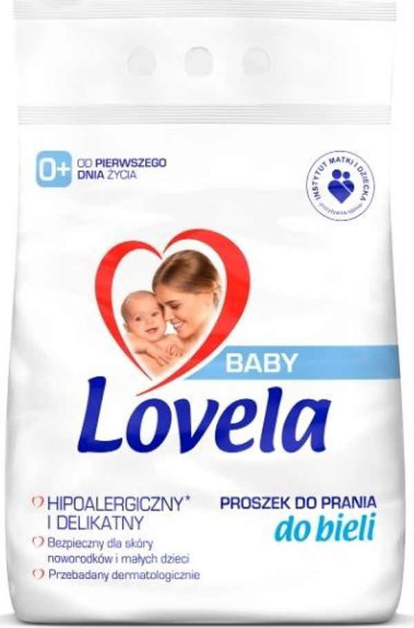 Lovela Baby Σκόνη Πλυσίματος για Λευκά Ρούχα, Υποαλλεργική, 2,7kg