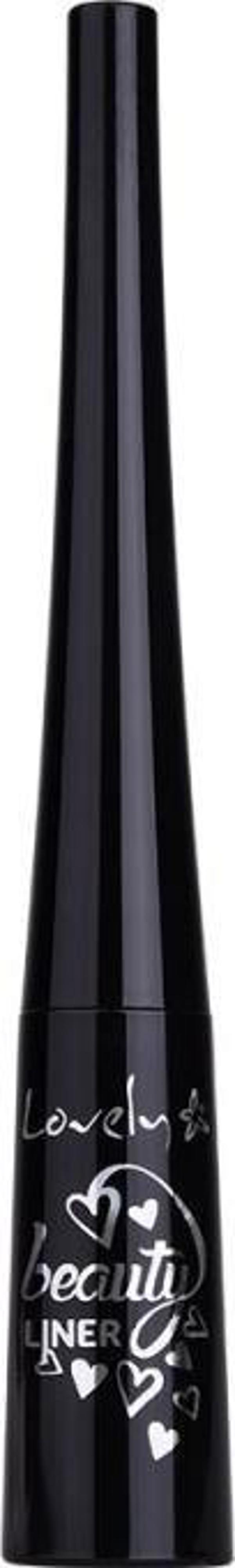 Lovely LOVELY_Beauty Liner Eyeliner σε υγρή μορφή Μαύρο