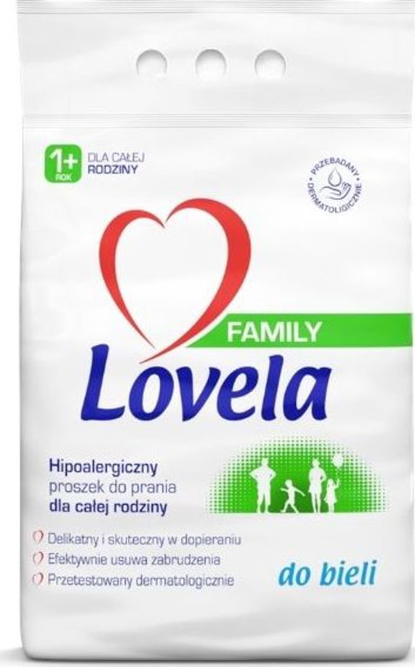 Lovela Family Υποαλλεργική Σκόνη Πλυσίματος για Λευκά Ρούχα 2,1kg